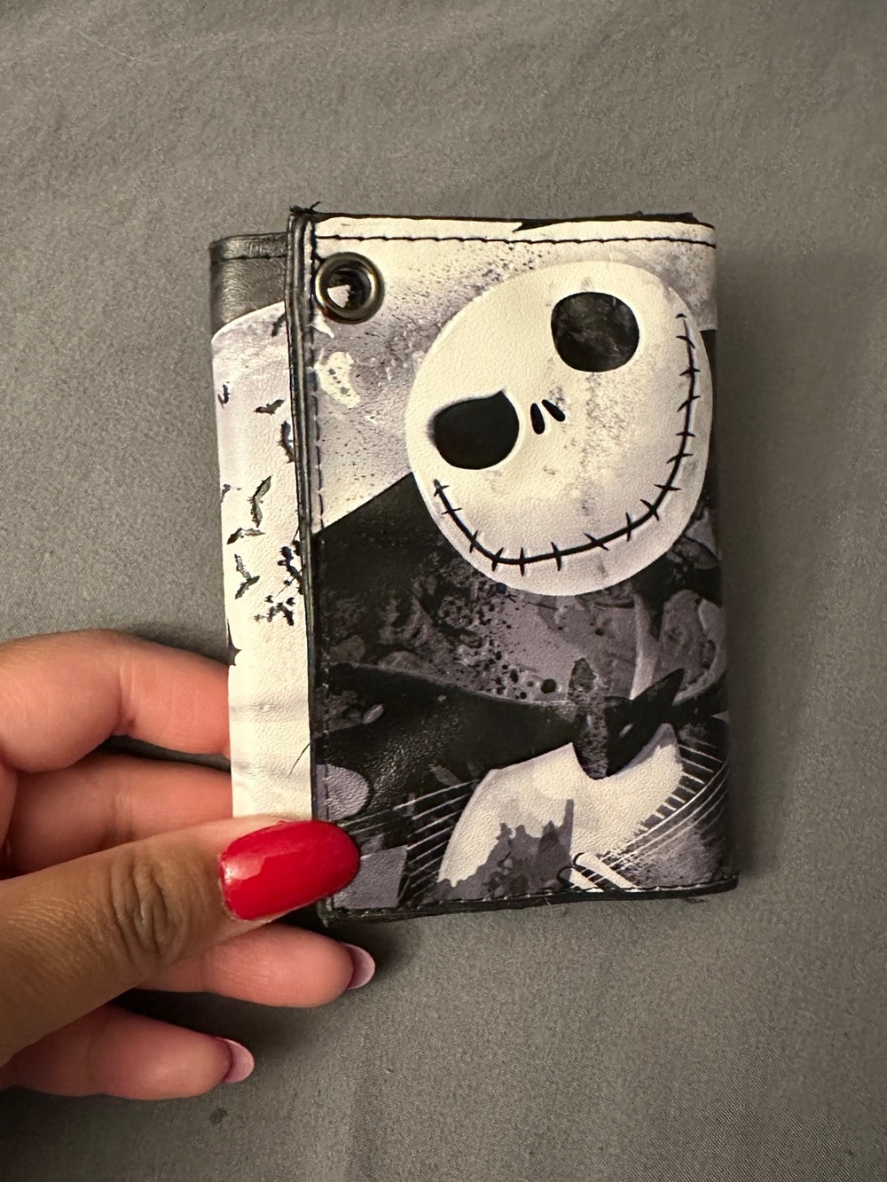Disney Nightmare Before Christmas Jack Skellington Debossed Trifold Wallet